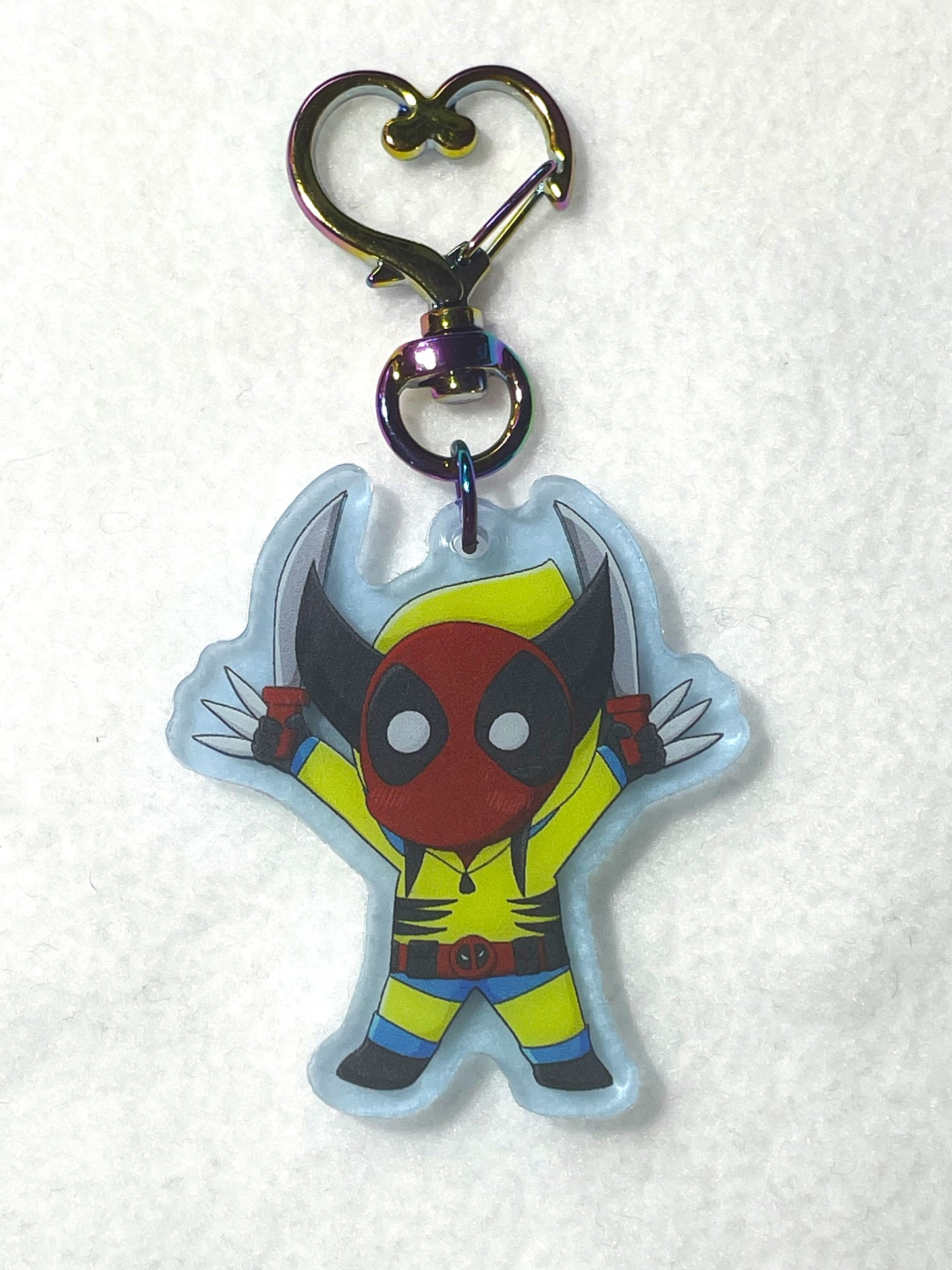Deadpool ~ Wolverine Inspired Onesie Charm