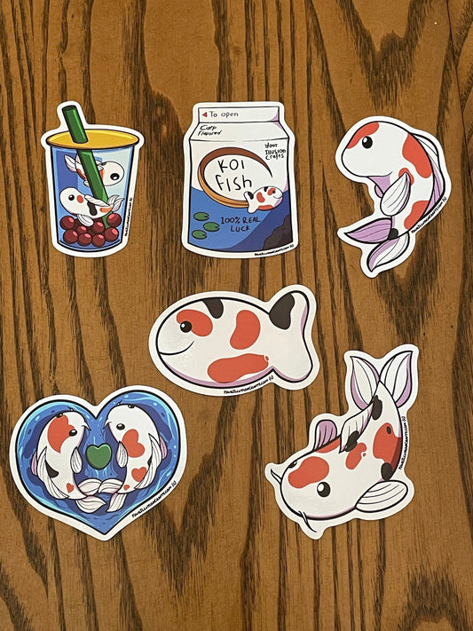 Koi Fish Stickers
