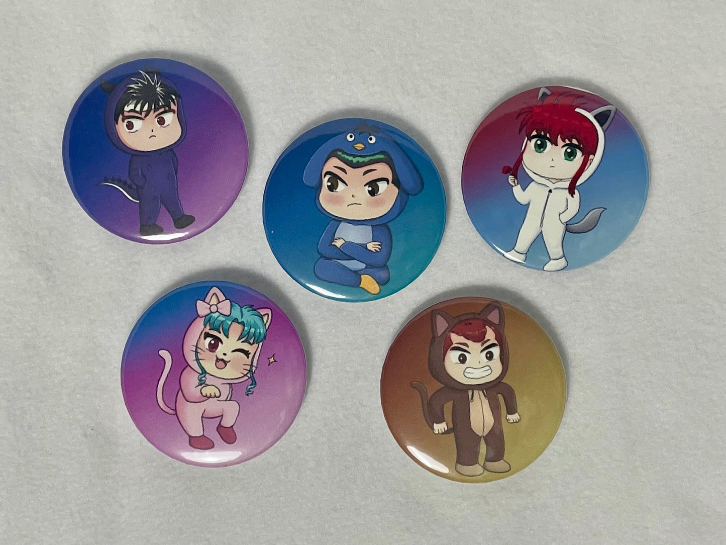 Yu Yu Hakusho Kigu Button Set