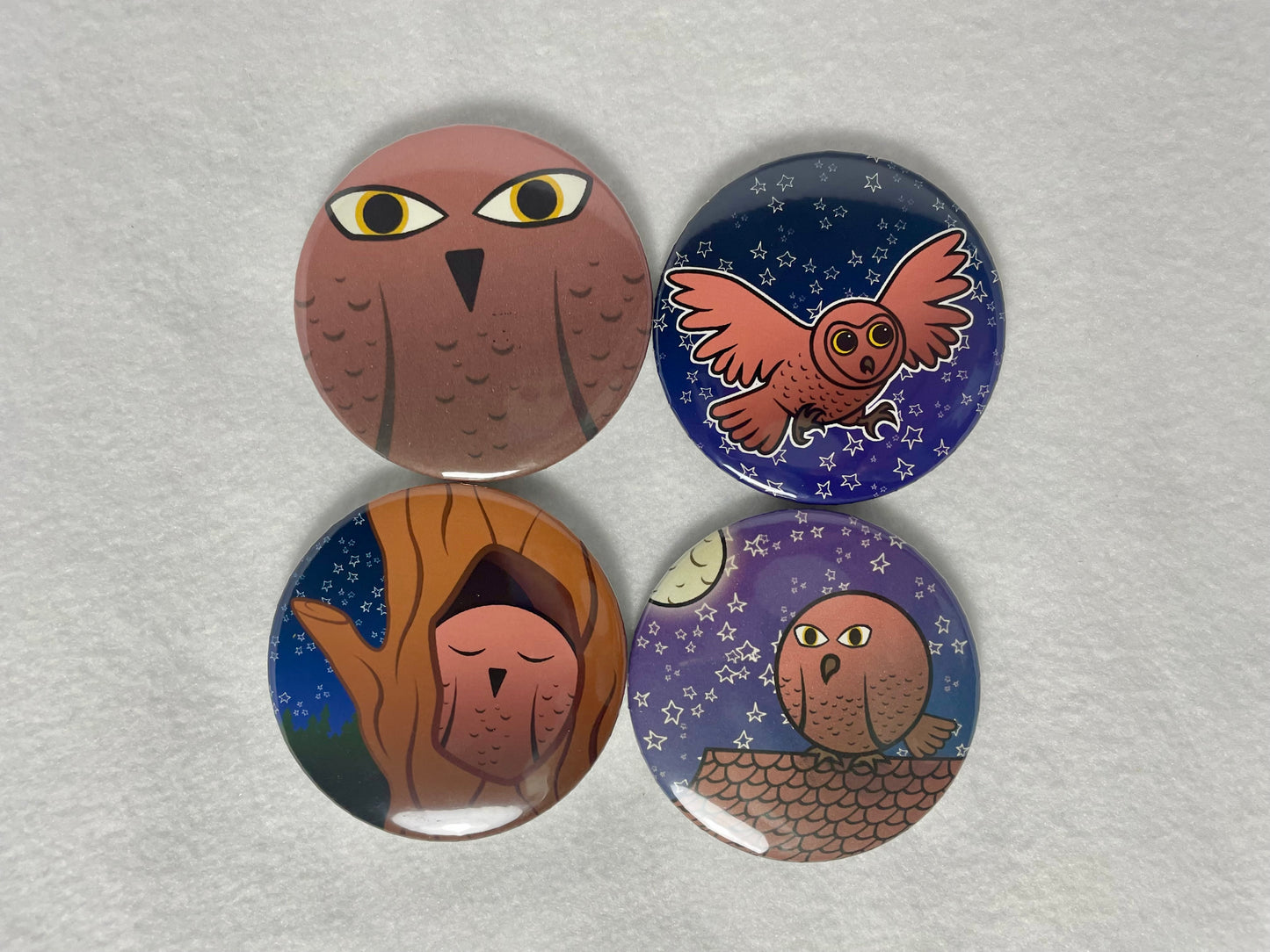 Owl Various Button Sets