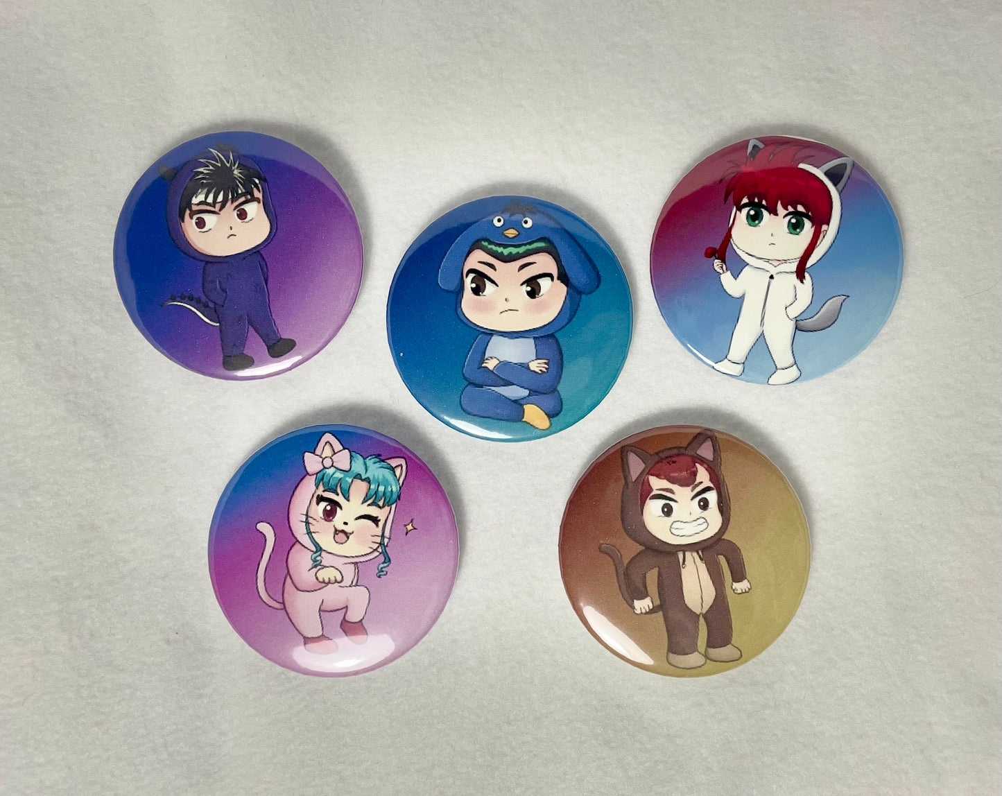 Yu Yu Hakusho Kigu Button Set