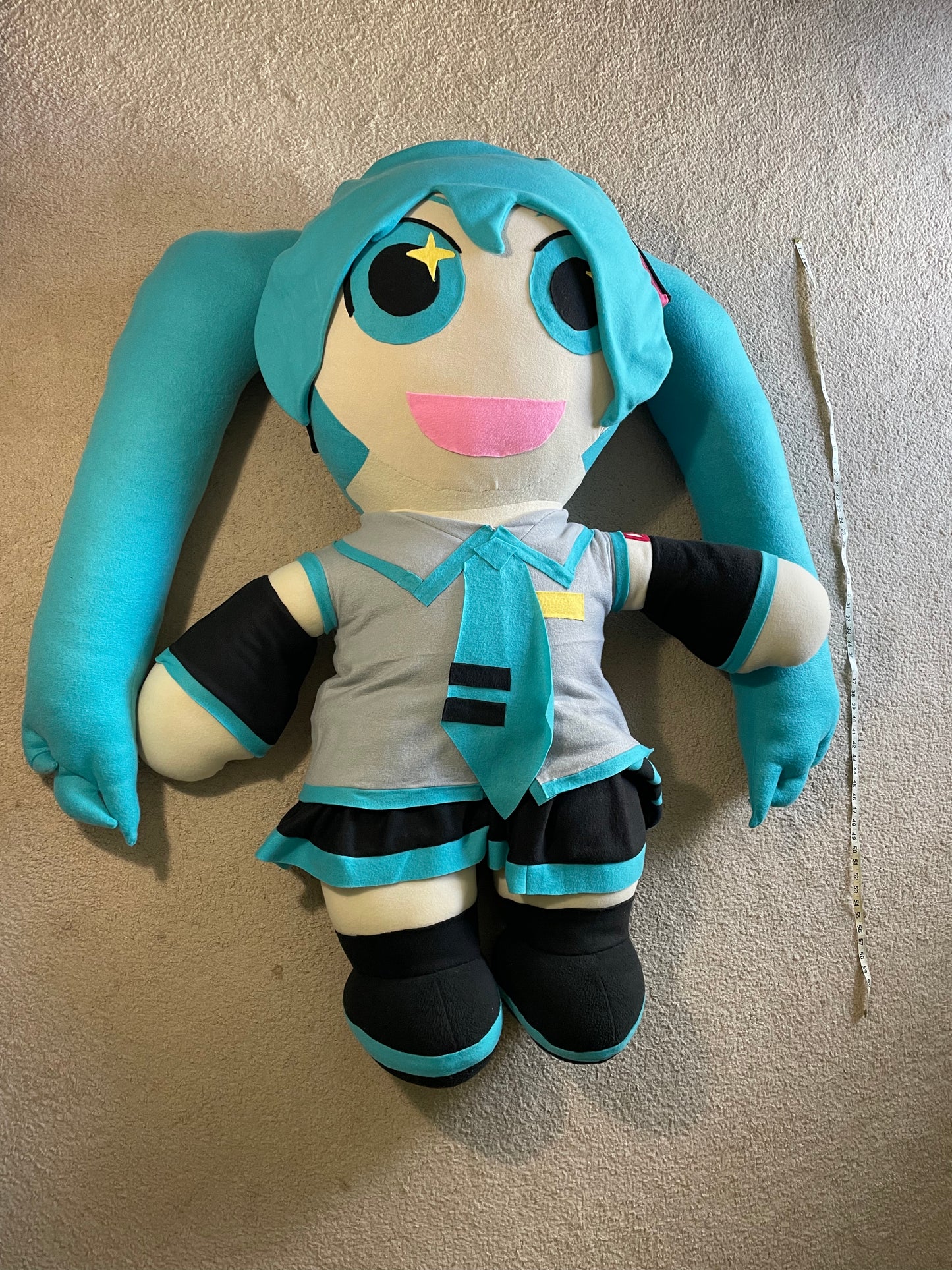 Giant (5’) Hatsune Miku Plush