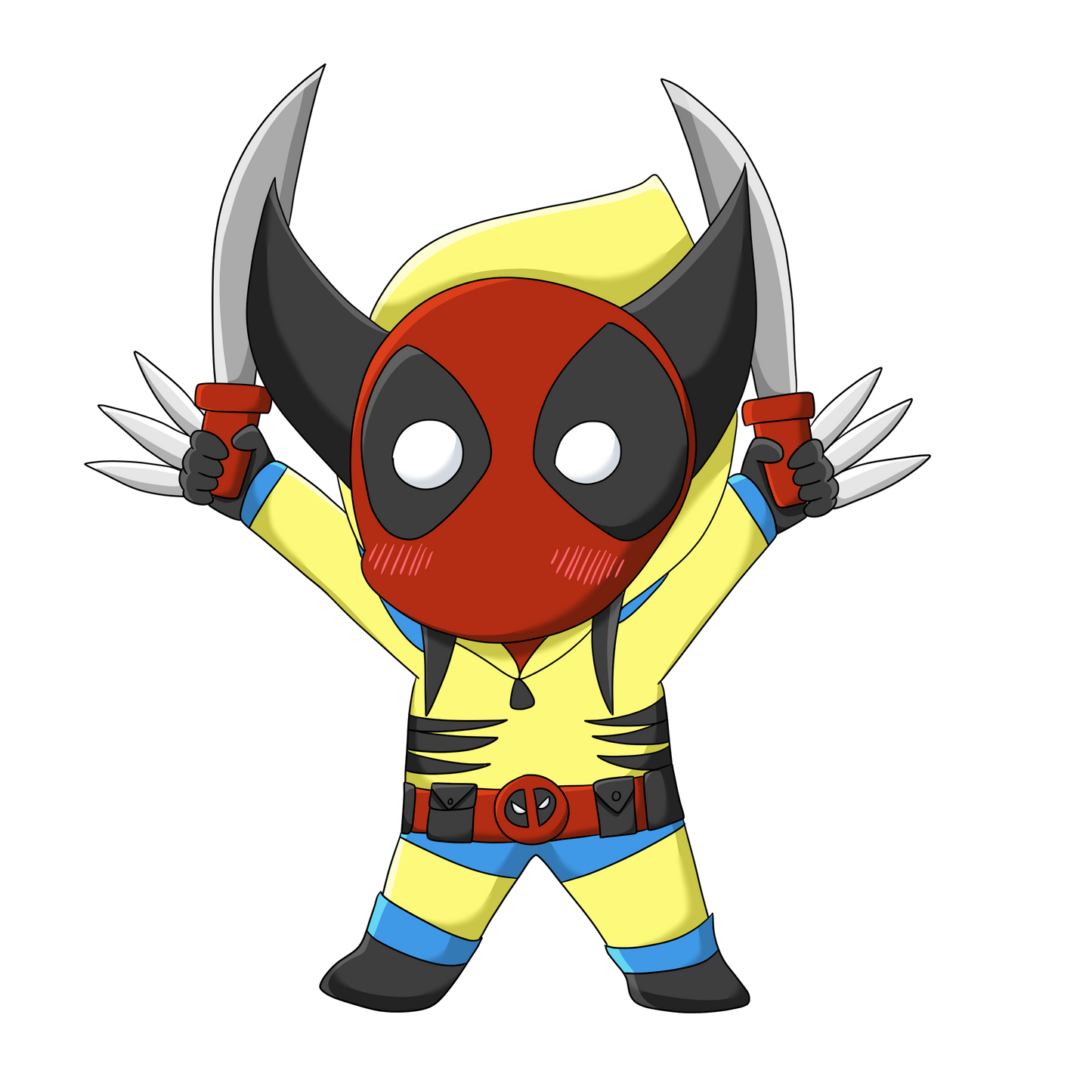 LIMITED EDITION! Deadpool~Wolverine Onesie Enamel Pin