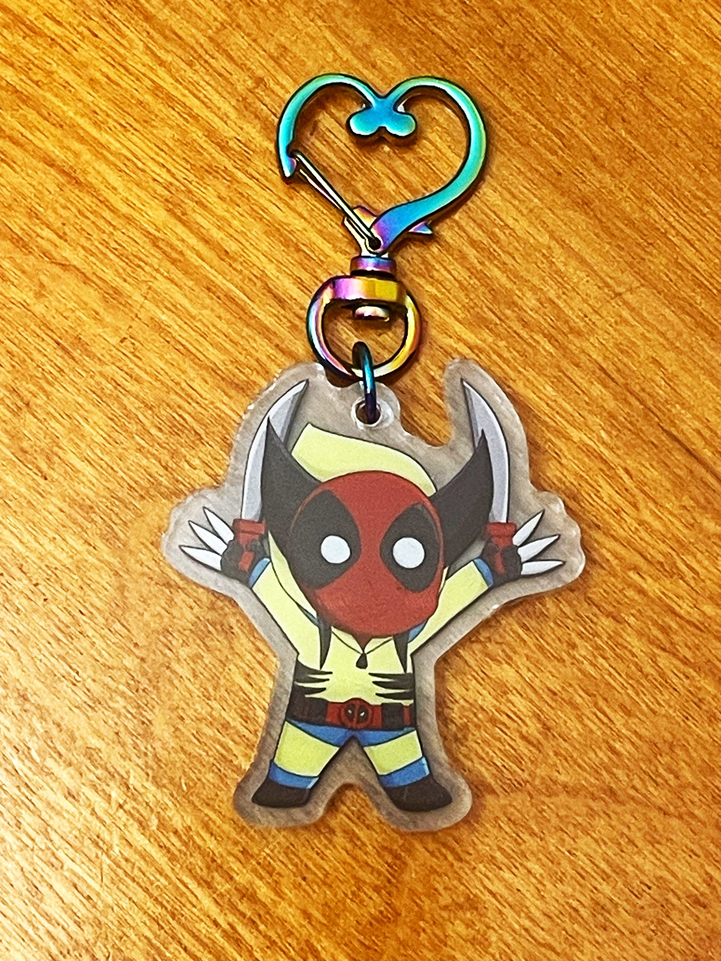 Deadpool ~ Wolverine Inspired Onesie Charm