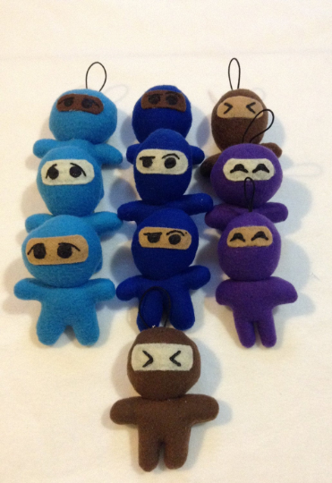 Mini Ninja Buddiez Plushies