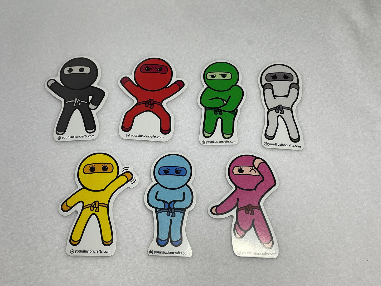 Ninja Buddiez Sticker Set